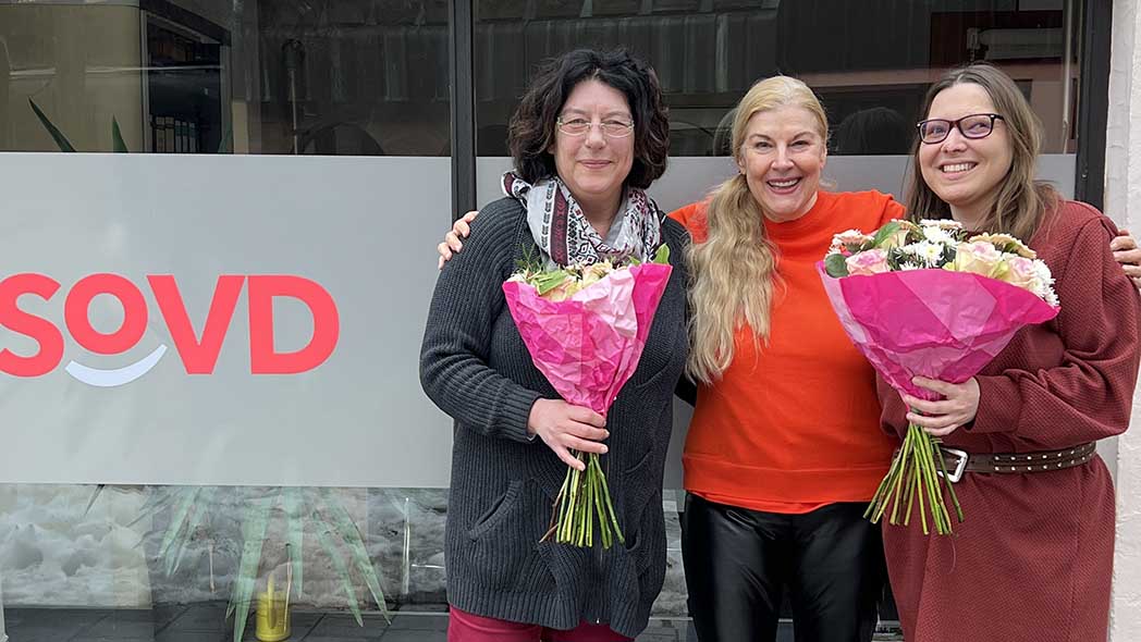 V. li.: Anke Eidenschink, Meta Günther und Johanna Füssel.